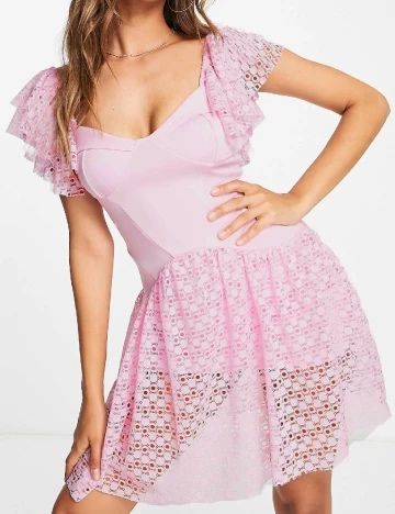 Розова рокля Asos