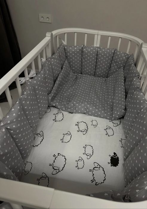 Бортики для детской кроватки