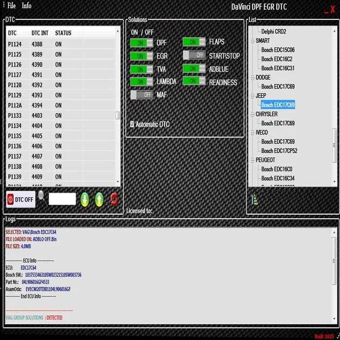 Софтуери за чип тунинг DaVinci Xdecoder WinOLS PopBang TunerCalc