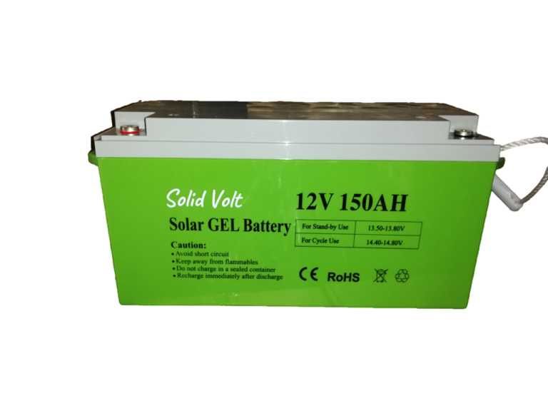 Baterie acumulator 12V / 150 Ah cu gel solar, si cu descarcare lenta
