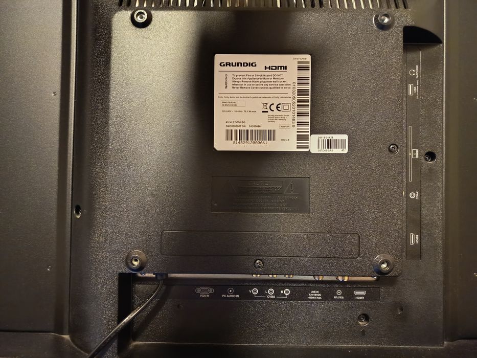 Grundig 43 vle 5000 bg