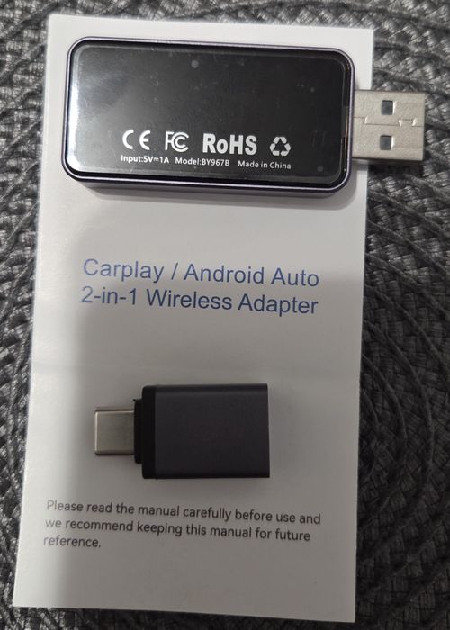 Adaptor wireless Carplay si Android auto
