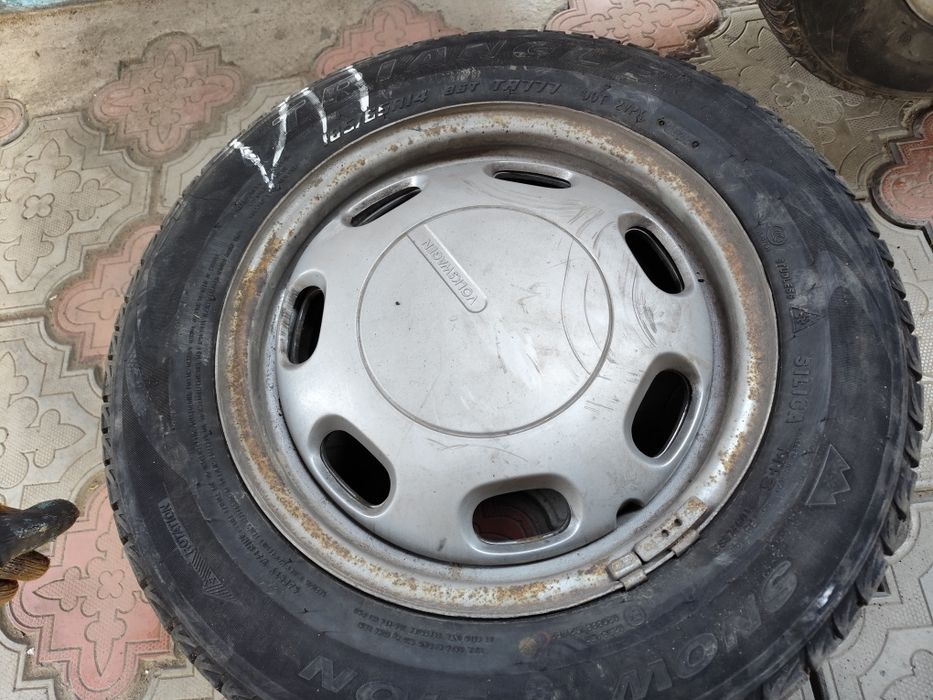 Диски с зимними шинами пассат r14