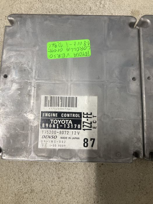 Компютър/Компютри за тойота корола версо/сorolla verso 1.8vvti 01-03г