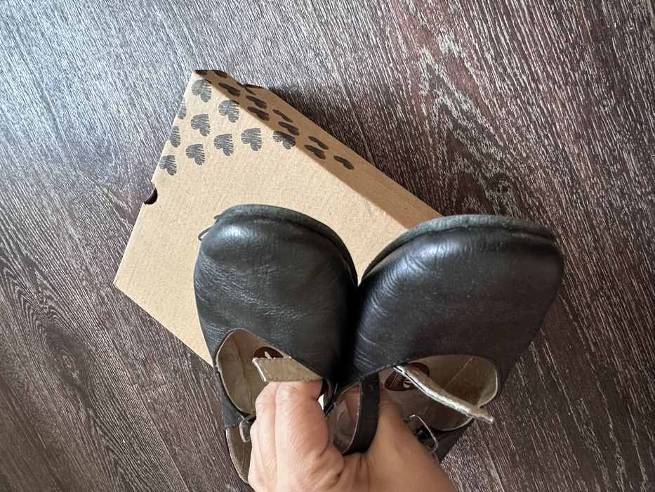 Туфли для танцев кожанные