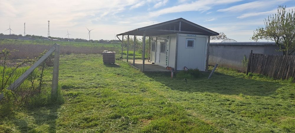 Vând teren 2.527 mp + container locuibil, Silistraru, Braila