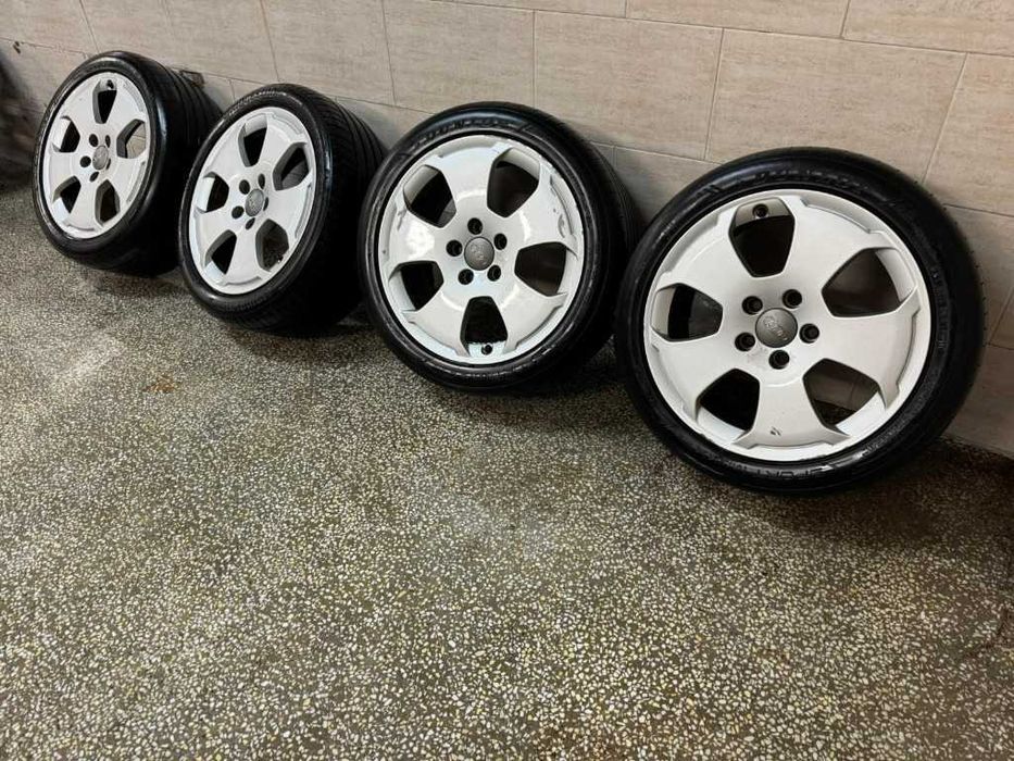 4 бр. Летни гуми 225/45 R17 с алуминиеви джанти 5x112 Audi VW Seat Skoda
