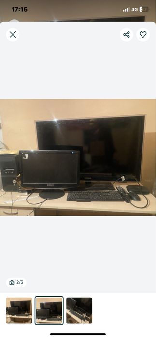 Телевизор компьютер блок