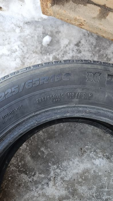 Продам шины мишлен 225/65/16 С б/у