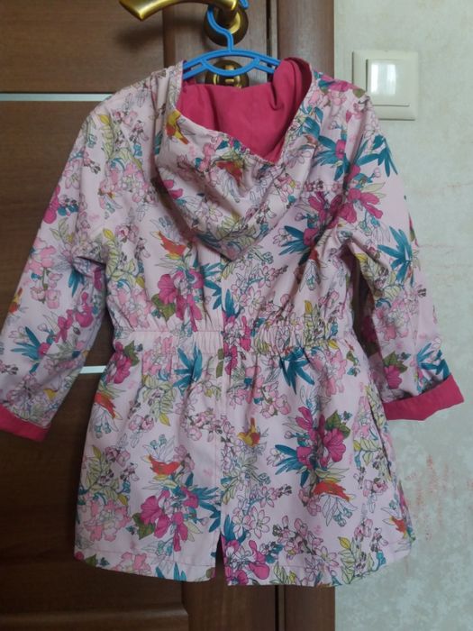 Двусторонний плащ для девочки