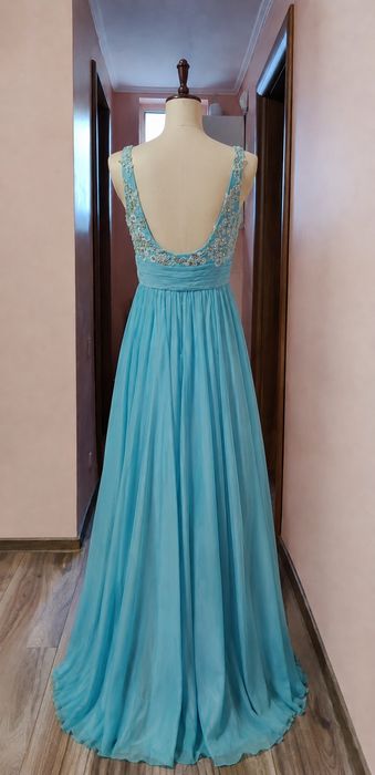 Rochie de Ocazie La Femme Paris/M/38 EU/Aqua(albastru deschis)