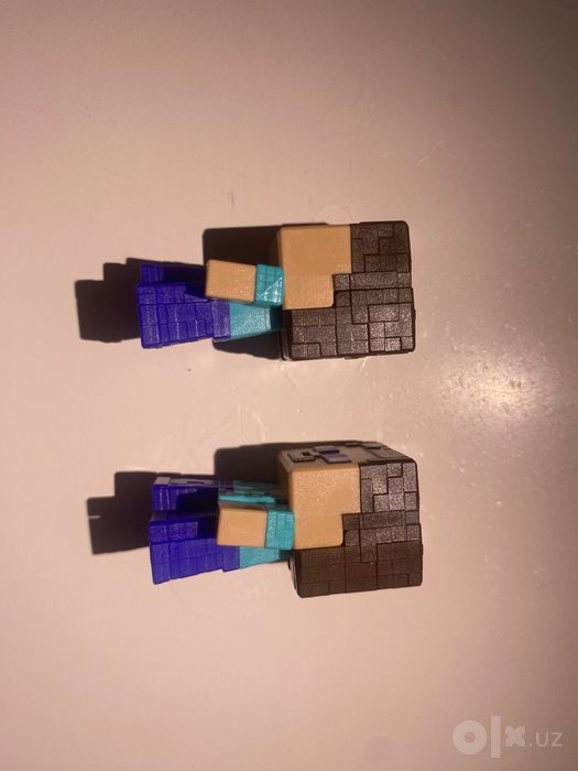 2 Фигурки Steve из Kinder Joy & Minecraft