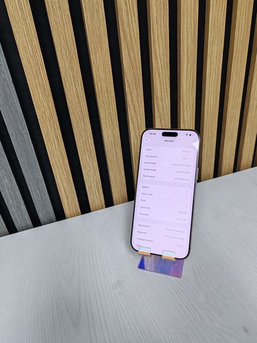 iPhone 16 Pro Max MEM 256GB,8GB Desert Titanium  Amanet Prosper