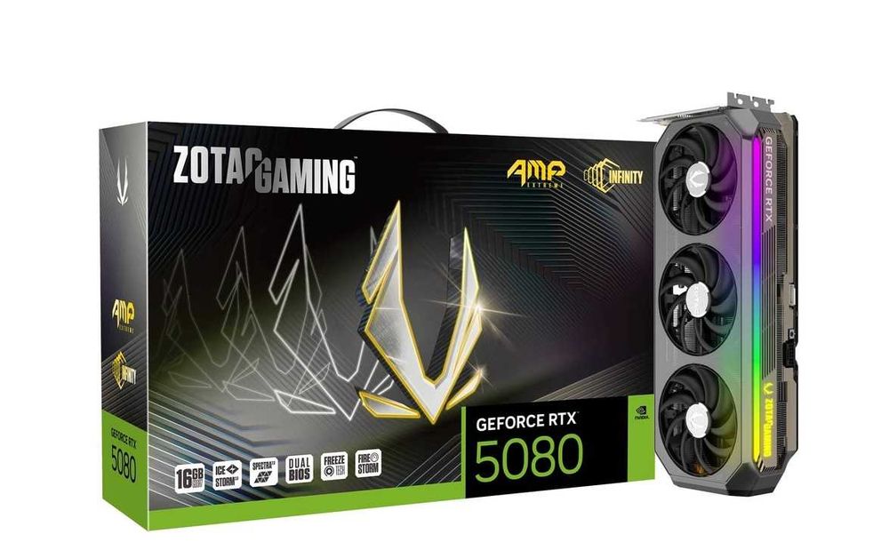 Видеокарта ZOTAC GeForce RTX 5080 AMP Extreme INFINITY