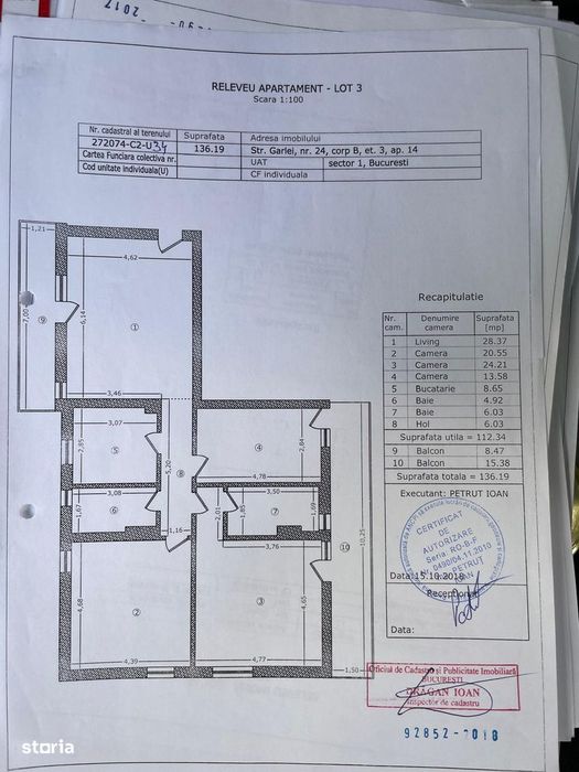 Ap 4 Camere 539.999Eur 136Mp Si In Rate Fara Dobanda