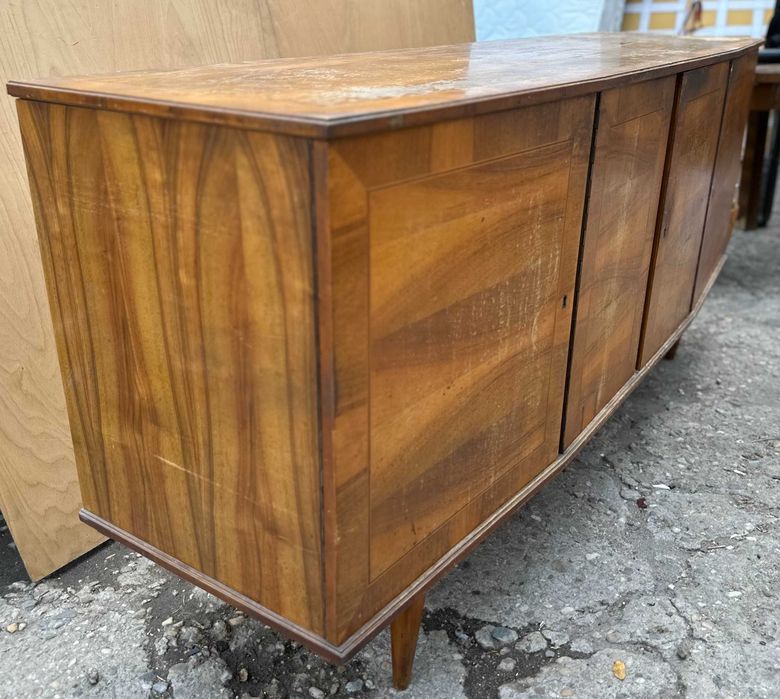 Servanta Vintage Stil Retro Mid-Century; Bufet Vintage cu 4 usi