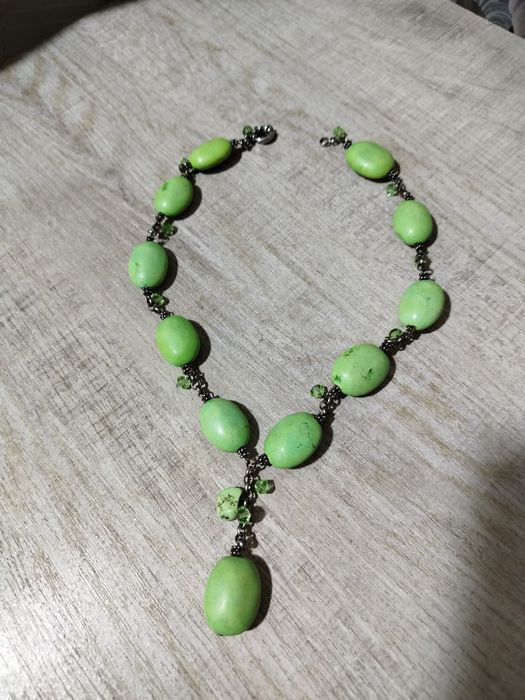 продам ожерелье из натуральной бирюзы