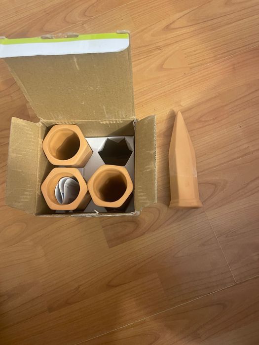 Grote ceramice pt pești de acvariu set 4 bucati