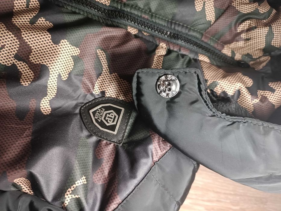 Ново Детско зимно яке с качулка PHILIPP PLEIN 152 см