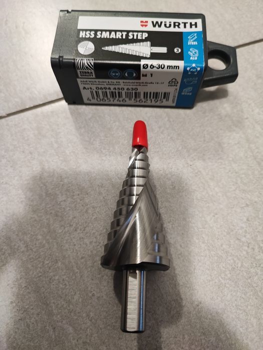 Burghiu con profesional wurth zebra  6 30 mm