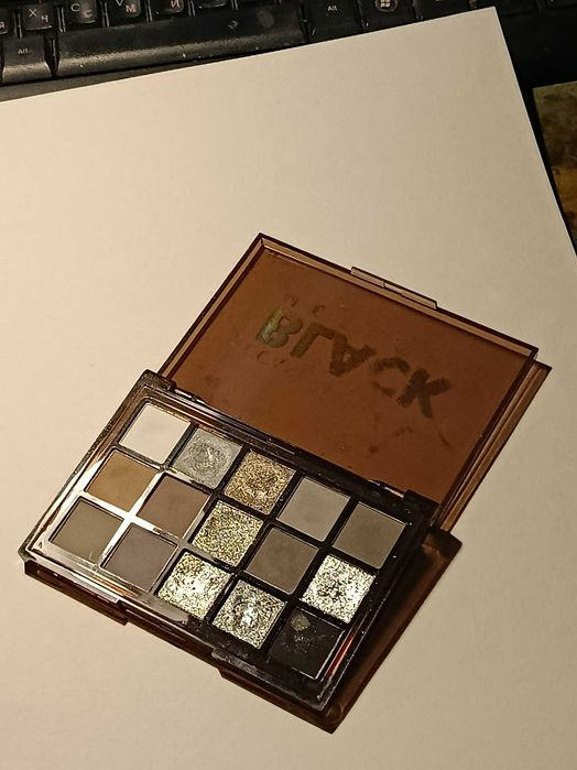 Палетка теней ucanbe black meteor