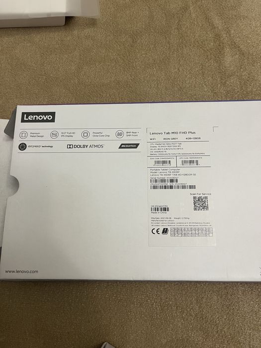 Таблет Lenovo tab M10 FHD PLUS