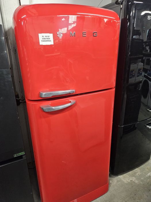 Combină frigorifică retro stil anii 50 Smeg FAB50RRD5, factura si garantie 12 luni