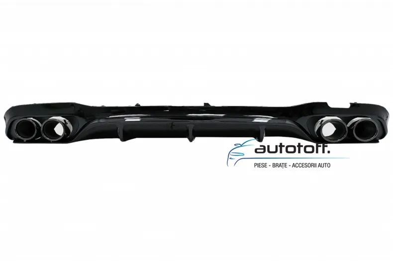 Difuzor bara spate E53 AMG Mercedes W213 E-Class (16-22) Negru lucios
