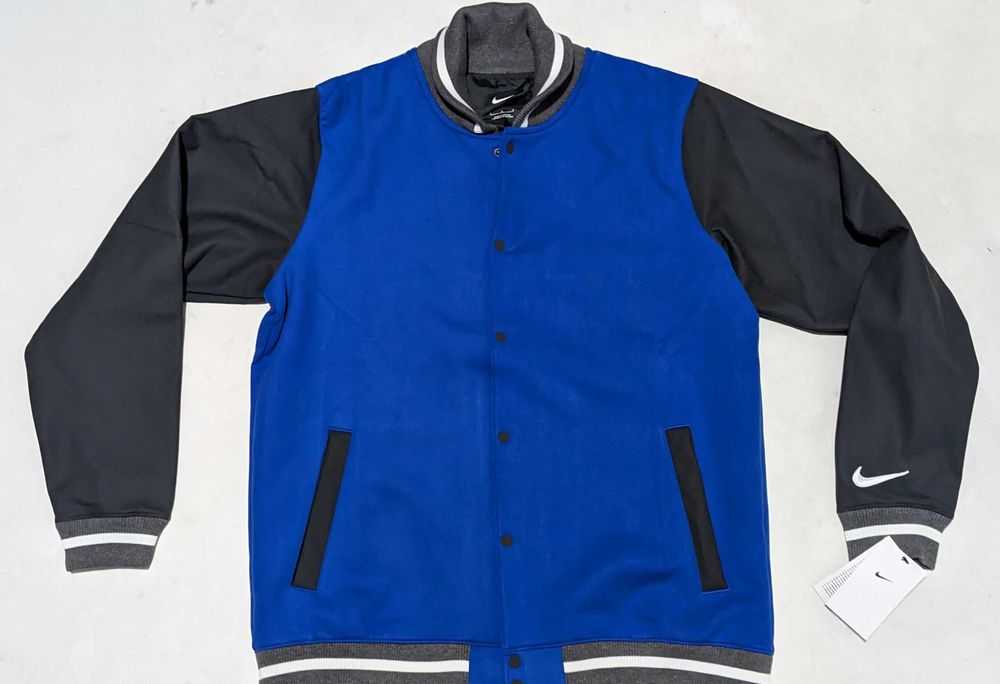 Nike Varsity Letterman Bomber мъжко синьо яке размери М L от Сащ