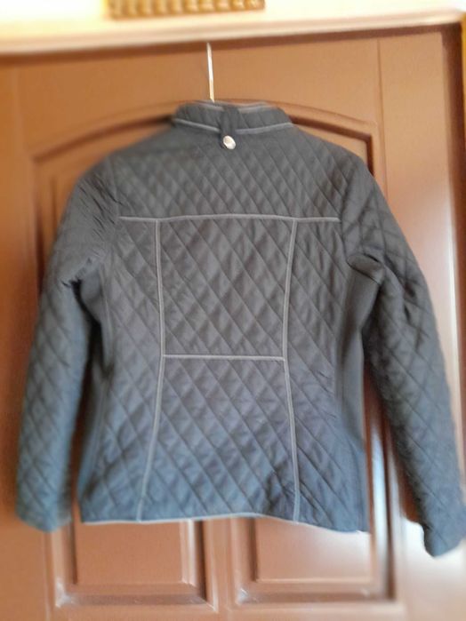 Geaca haina scurta dama fas matlasat negru, de toamna, M