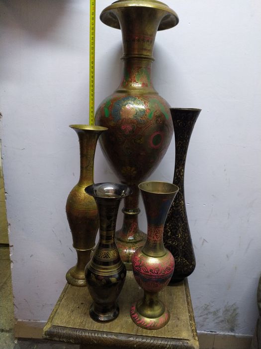 Ваза индийская латунь