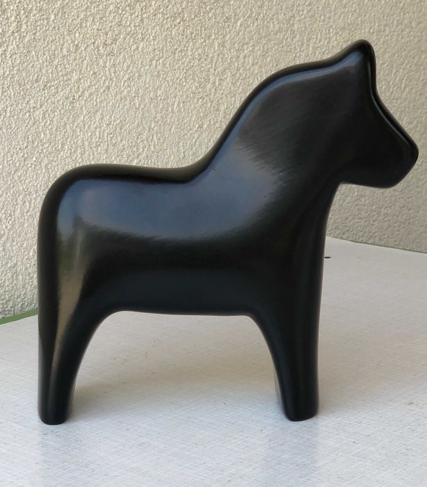 Figurina mare rara, cal Dala ceramica, editie limitata Ikea, 75 de ani