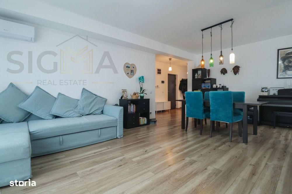 Apartament in vila, curte proprie, in Borhanci!