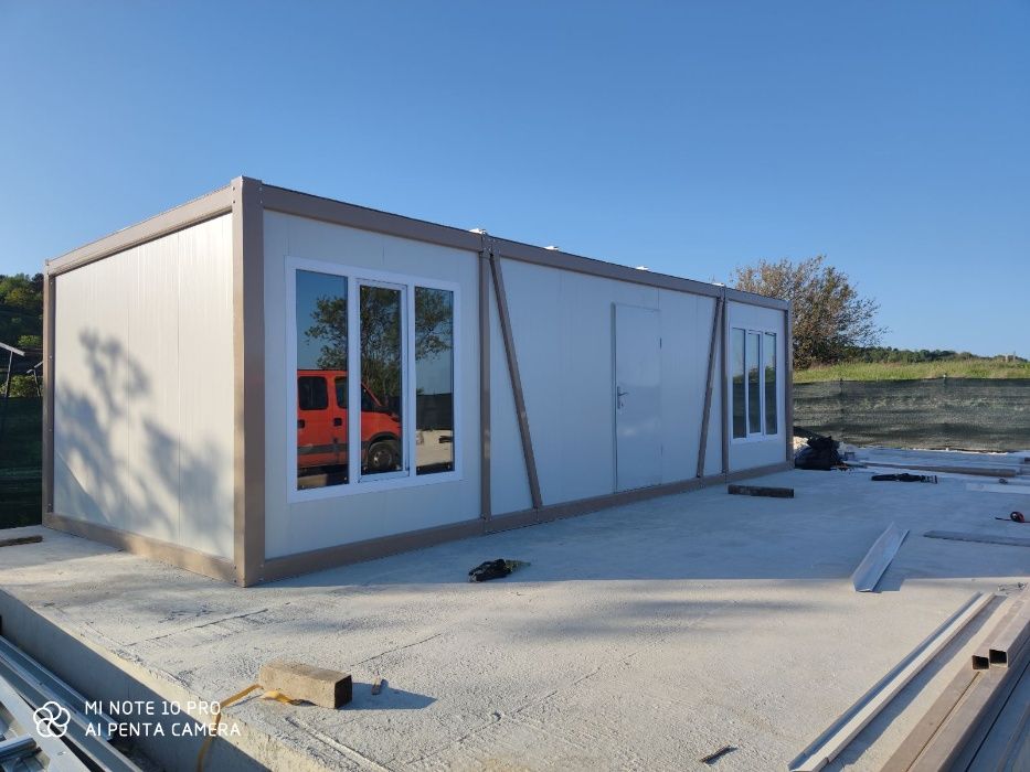 Жилищен контейнер 21м2, две стаи+баня+тоалетна!Безплатна доставка!