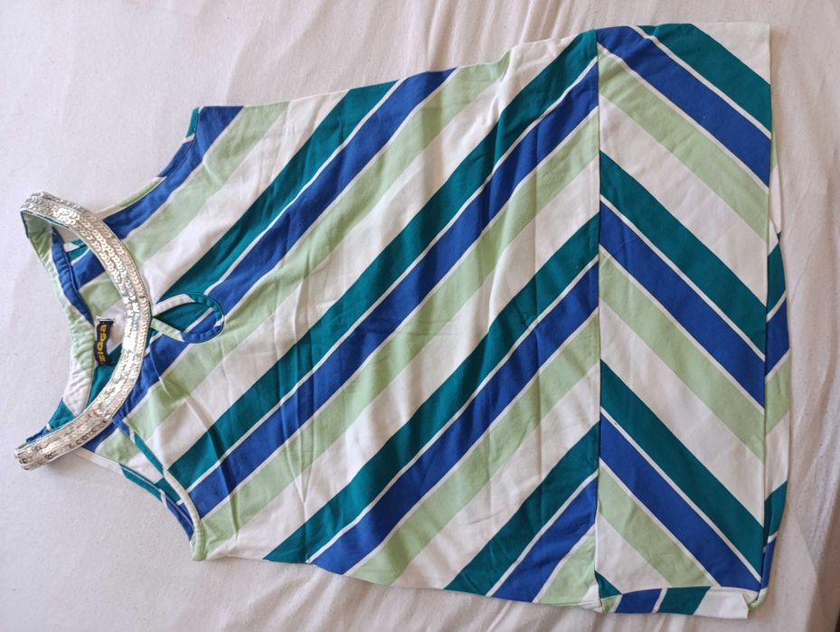 L/XL Лот туники/потник и блузка в цвят тюркоаз