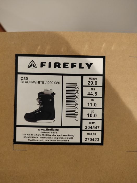 Boots snowboard firefly C30 44.5