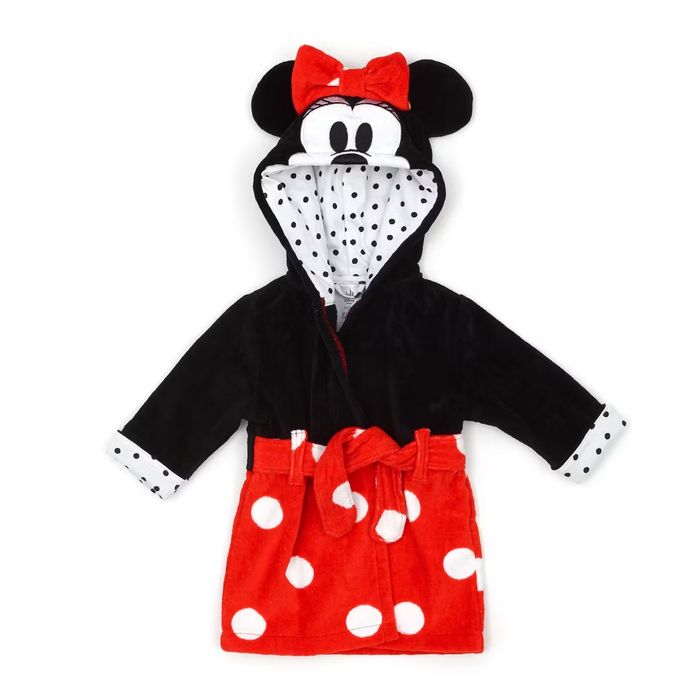 Нов халат за бебе момиче Disney Minnie Mouse, размер 3-6 м, 68 см