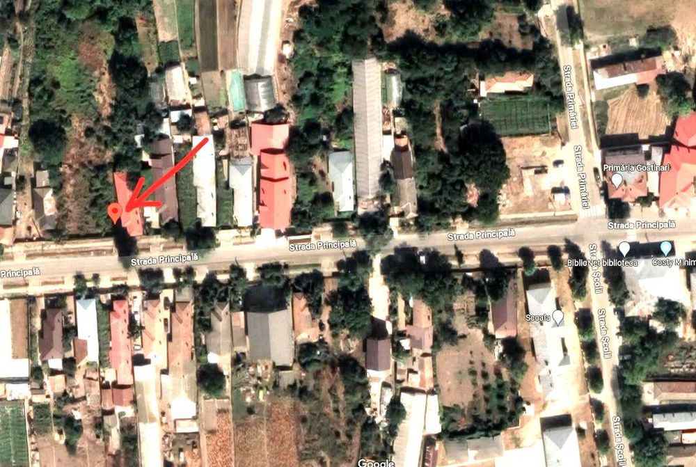 Casa 116 mp + curte 2800 mp 37m la sosea Gostinari langa Primarie