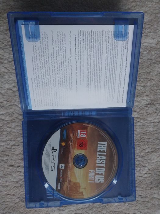The last of us 1 PS5 диск