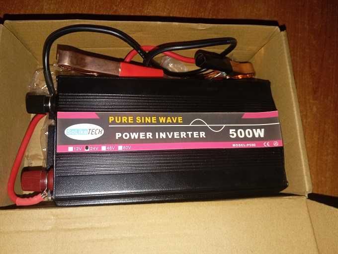 Invertor SolikeTech de 500W, 24V, NOU