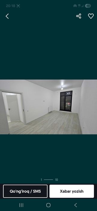 1 хонали квартира. Новастройка. Кадешева бозор ёнида. Golden haus уйи