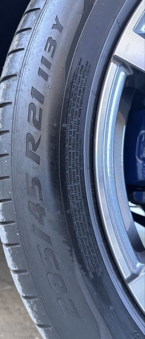 Оригинални BMW M джанти 21 + гуми Pirelli 4 броя (X7 / X5 / X6)