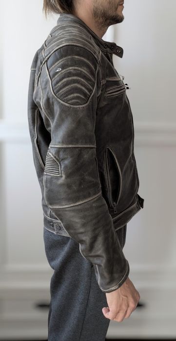 Geaca moto piele Modeka Vincent Aged Maro
