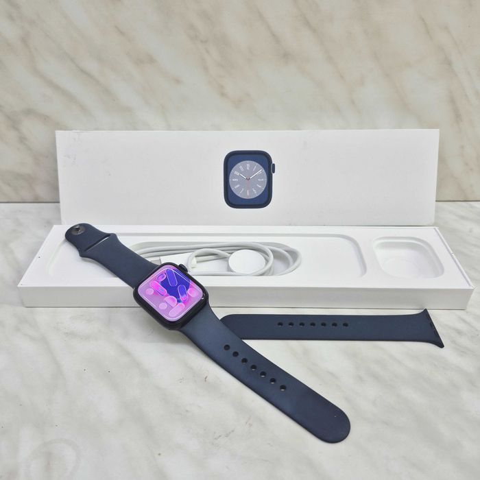 Apple Watch Series 8 (GPS) 41mm 100% Baterie, Zeus Amanet Militari 36427