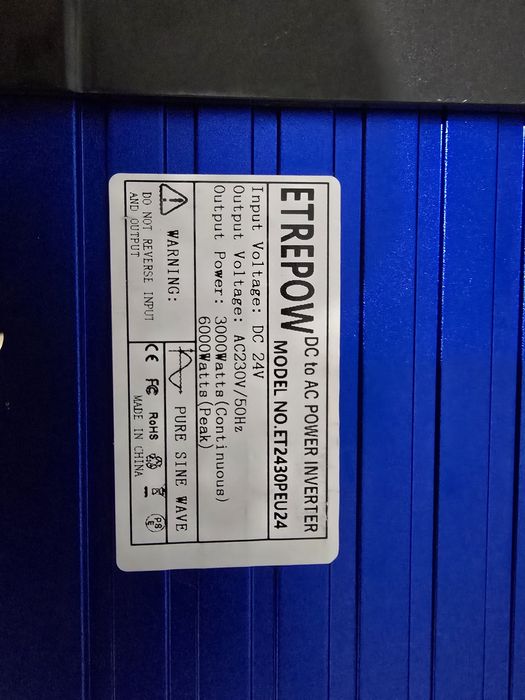 Vand invertor 24 V 3000w sinus pur