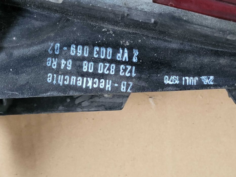 Стоп за Mercedes W 123, Мерцедес 123