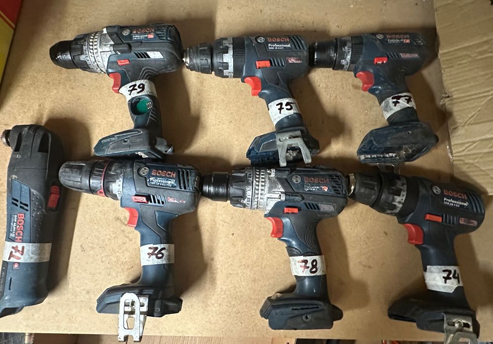 Машини Milwaukee, Bosch, Dewalt
