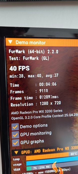 Placa video radeon wx3200pro 4gb ddr5