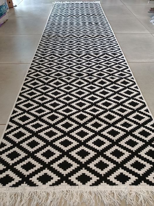 Covor bumbac modern  80 cm/ 300 cm