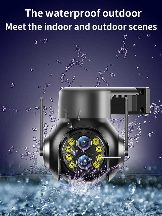 IP камера 5MP, 18X приближение, цветно нощно виждане, 360° въртене